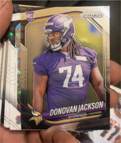 2025 Panini Prizm #358 Donovan Jackson — front