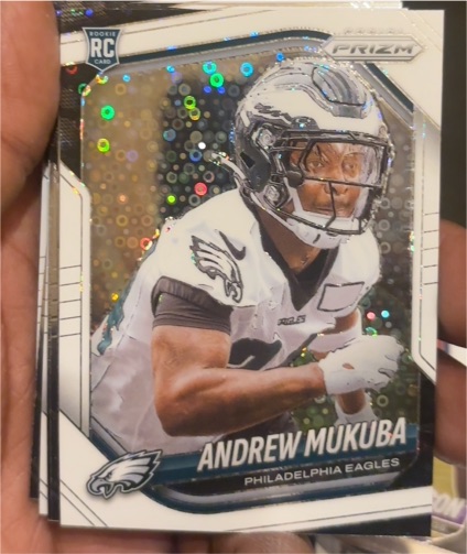 2025 Panini Prizm #330 Andrew Mukuba — front