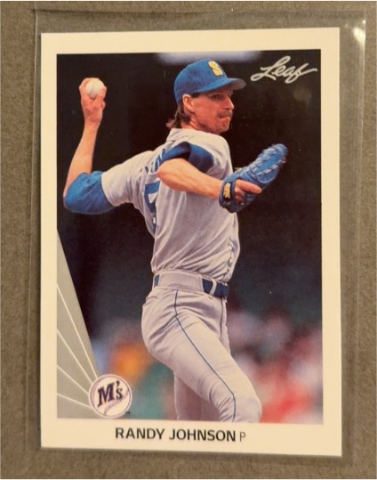 1990 Leaf #483 Randy Johnson — front