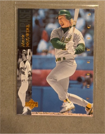 1994 Upper Deck #67 Mark McGwire — front
