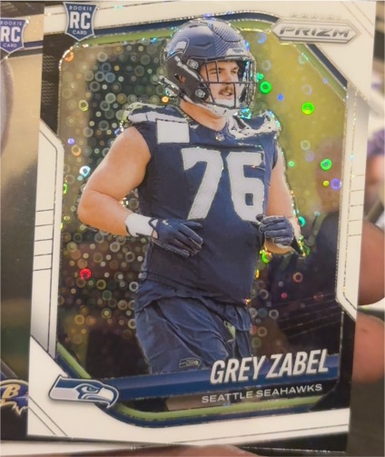 2025 Panini Prizm #387 Grey Zabel — front