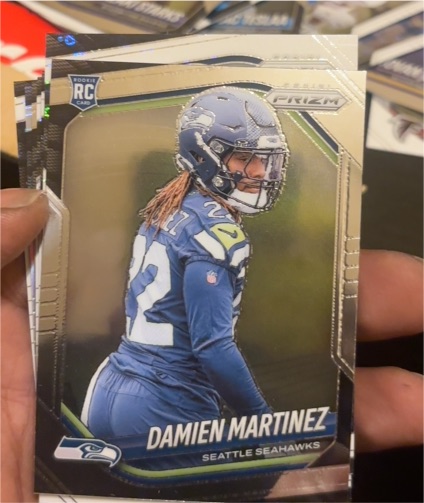 2025 Panini Prizm #373 Damien Martinez Rookie Card — front