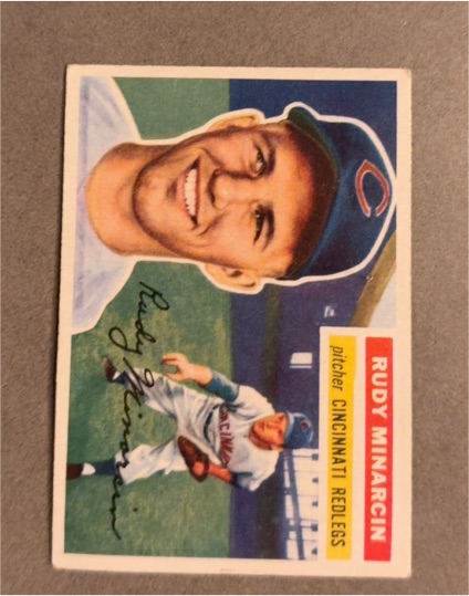 1956 Topps #36 Rudy Minarcin — front