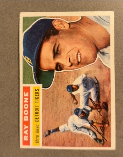 1956 Topps #6 Ray Boone Detroit Tigers — front