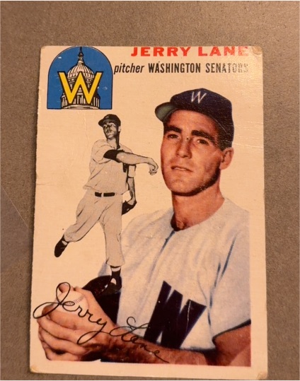 1954 Topps #97 Jerry Lane — front