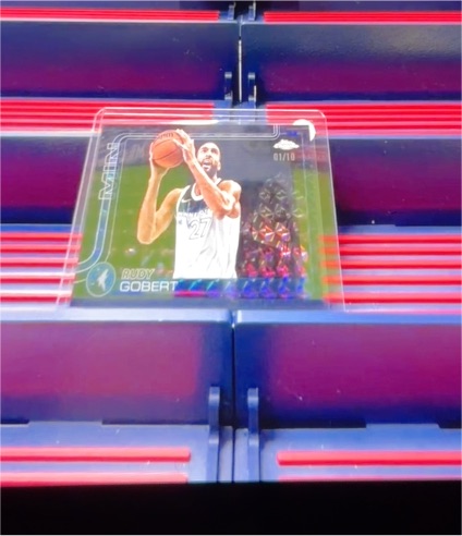 2025-26 Topps Chrome #165 Rudy Gobert — front
