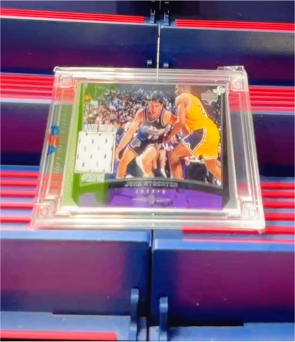 1996 Upper Deck Jersey Fusion #John Stockton — front