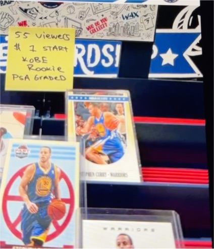 2023 NBA Hoops #1 Stephen Curry Rookie Card — front