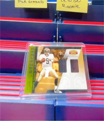 2003 Playoff Honors #223 Drew Brees Rookie Jersey — front