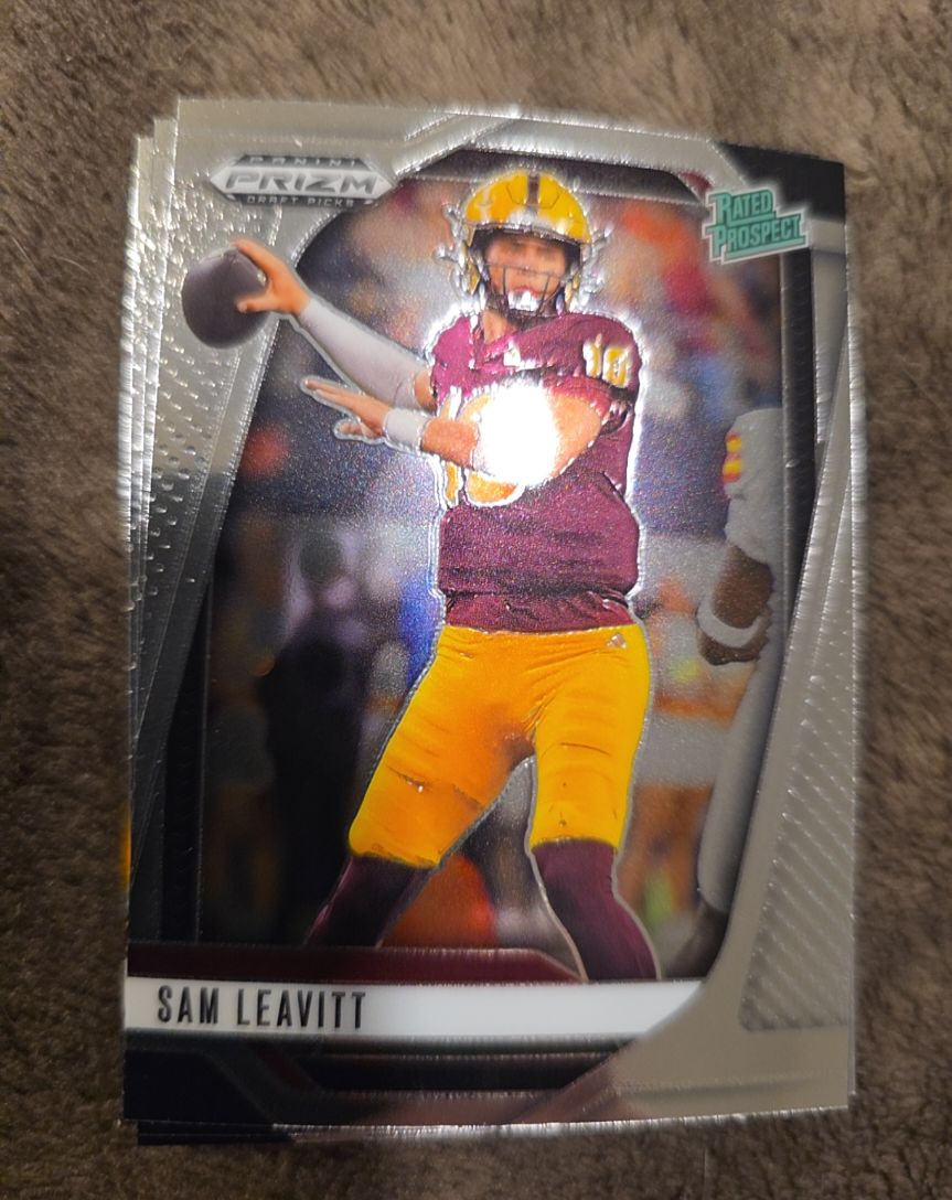 2025 Panini Prizm Draft Picks #6 Sam Leavitt — front