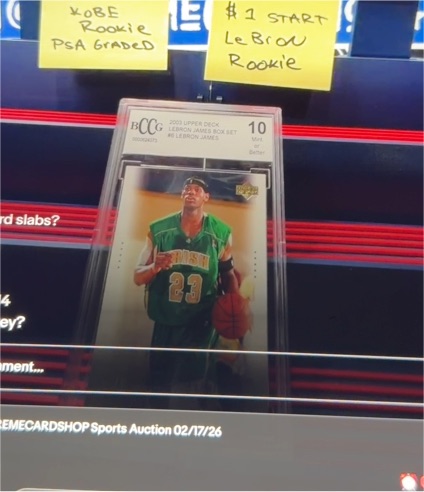 2003 Upper Deck Box Set #6 LeBron James — front