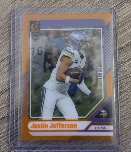 2024 Panini Clearly Donruss #35 Justin Jefferson — front