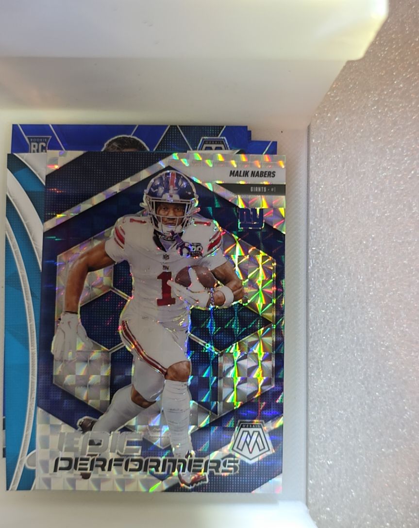2025 Panini Mosaic Epic Performers #11 Malik Nabers — front