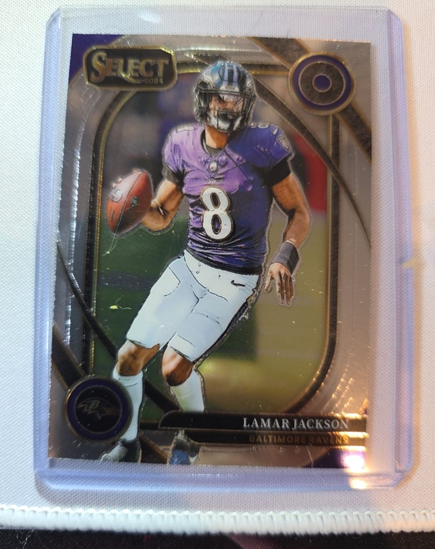 2024 Panini Select Club Level #227 Lamar Jackson — front