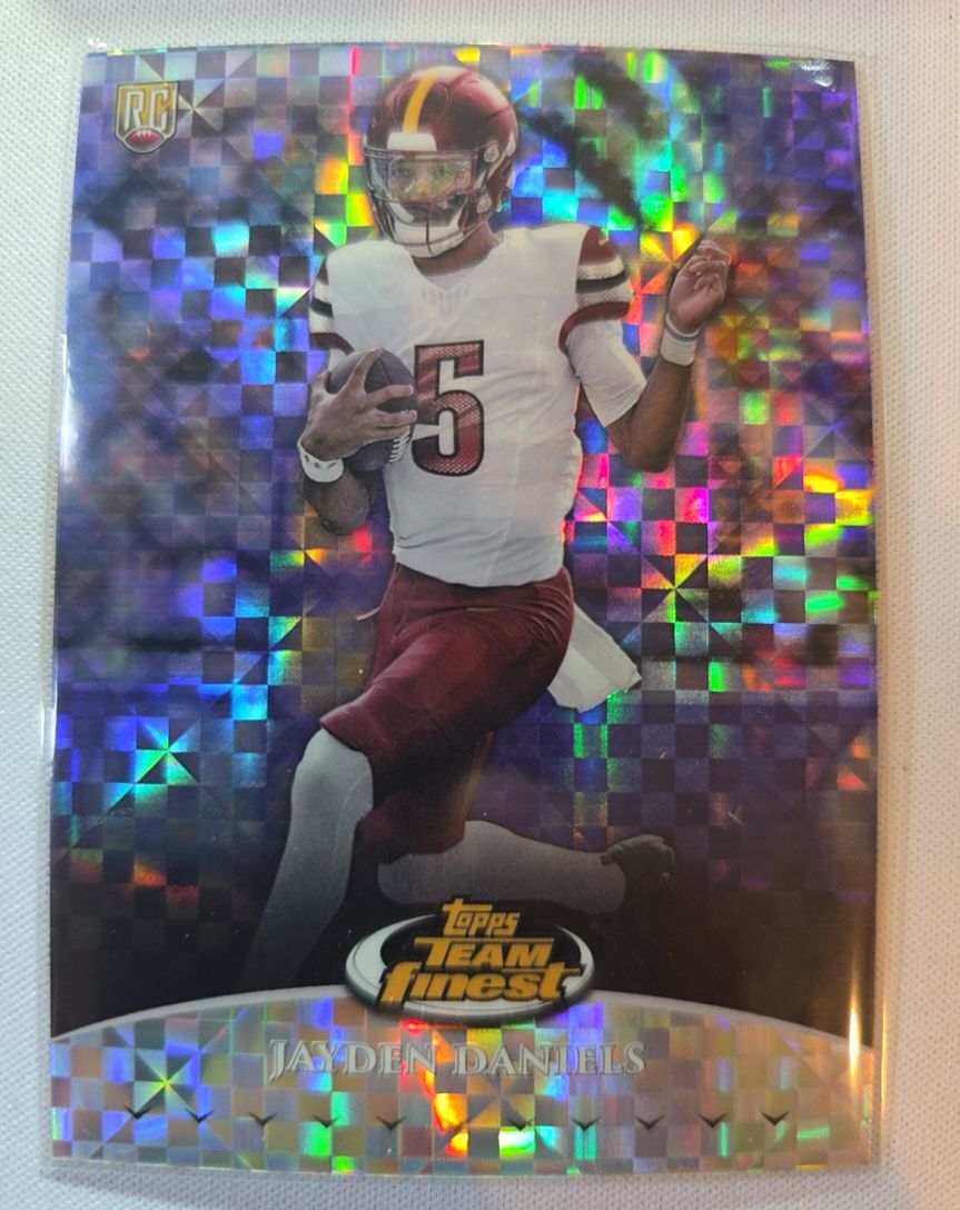 2024 Topps Finest #TF-2 Jayden Daniels — front
