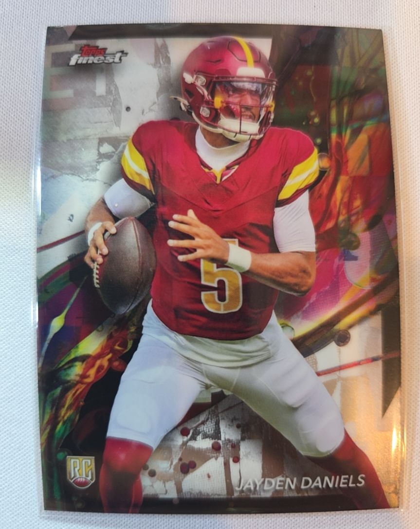 2024 Topps Finest #67 Jayden Daniels — front