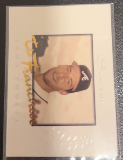 1996 Score The Franchise #2 John Smoltz — front