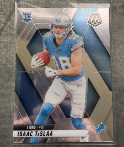 2025 Panini Mosaic #319 Isaac Teslaa — front