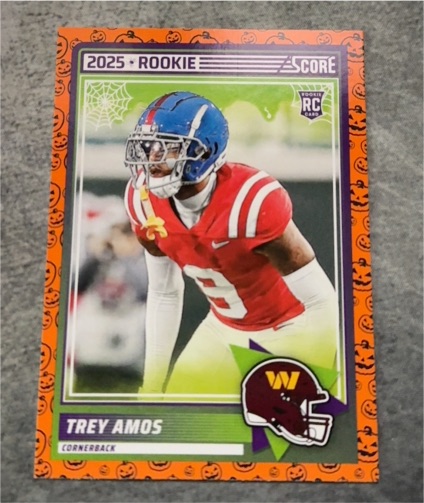 2025 Panini Score A Treat #92 Trey Amos — front