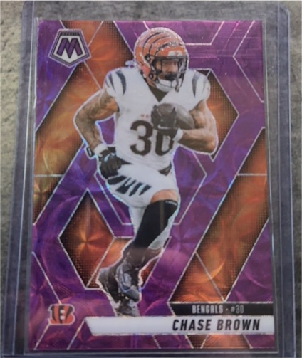 2025 Panini Mosaic #220 Chase Brown — front