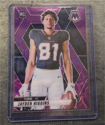 2025 Panini Mosaic #286 Jayden Higgins — front
