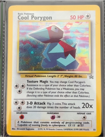 1999 Pokémon #15 Cool Porygon — front