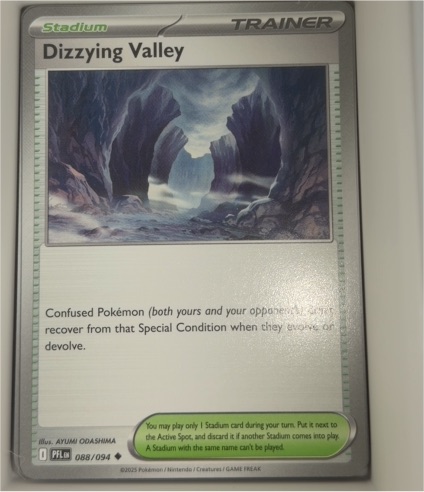 2025 Pokémon Phantasmal Flames #088 Dizzying Valley — front
