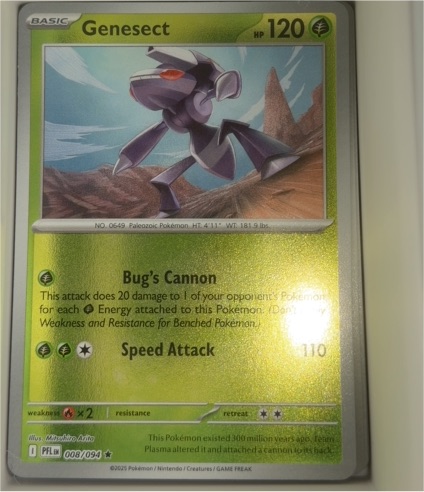 2025 Pokemon ME02: Phantasmal Flames #008 Genesect — front