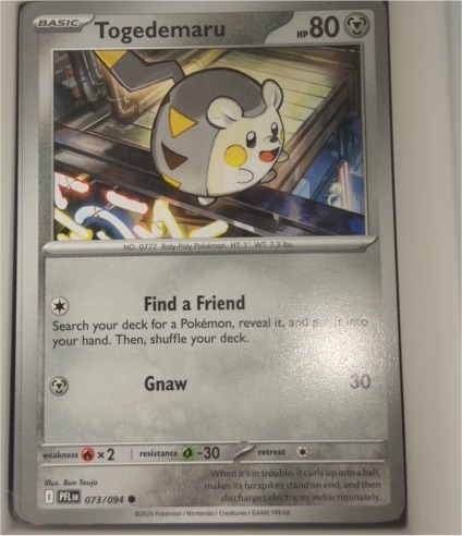 2025 Pokémon ME02: Phantasmal Flames #073 Togedemaru — front
