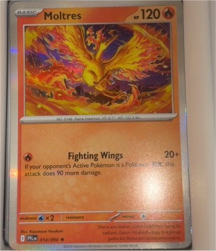 2023 Pokemon ME02: Phantasmal Flames #014 Moltres — front