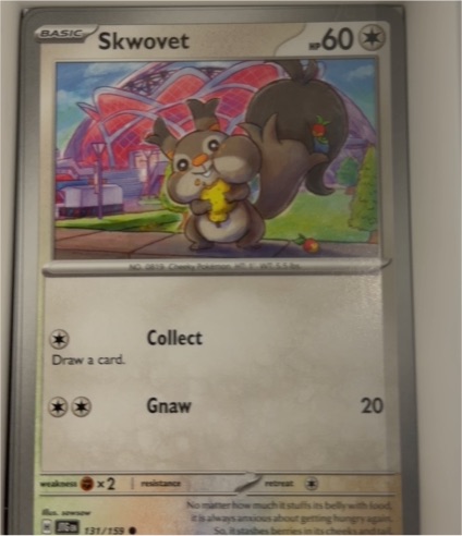 2022 Pokémon SV09: Journey Together #131 Skwovet — front