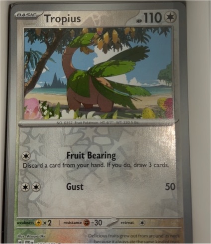 2023 Pokémon SV09: Journey Together #123 Tropius — front