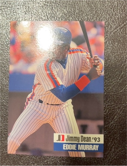 1993 Jimmy Dean #17 Eddie Murray — front