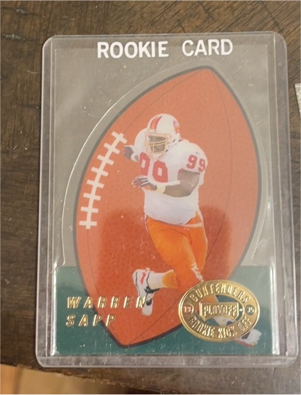 1995 Playoff Contenders Rookie Kickoff #RKO21 Warren Sapp — front