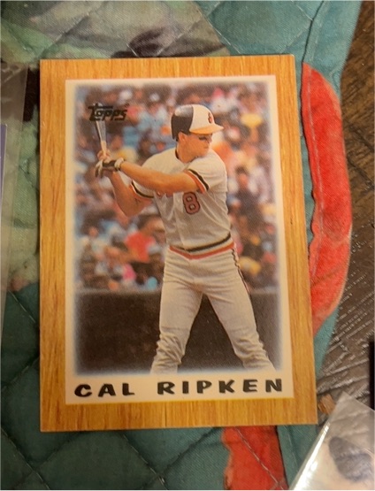1987 Topps Mini #40 Cal Ripken Jr. — front