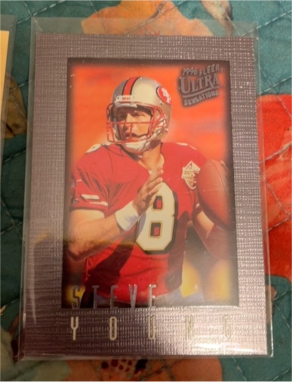1996 Fleer Ultra Sensations #93 Steve Young — front