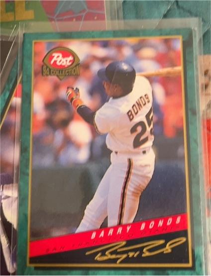1994 Post Collection #11 Barry Bonds — front