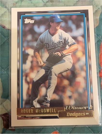 1992 Topps #713 Roger McDowell — front
