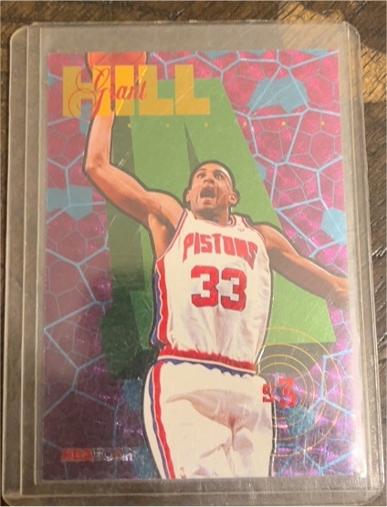 1995 Hoops Slam #S3 Grant Hill — front