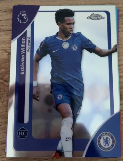 2025 Topps Chrome Premier League #68 Estêvão Willian — front