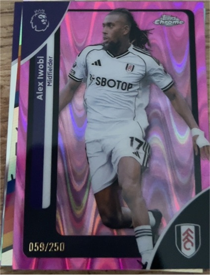 2026 Topps Chrome Premier League #94 Alex Iwobi — front