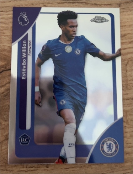2026 Topps Chrome Premier League #68 Estêvão Willian — front
