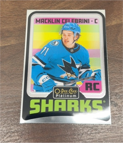 2024-25 O-Pee-Chee Platinum Retro Rookies #R91 Macklin Celebrini — front