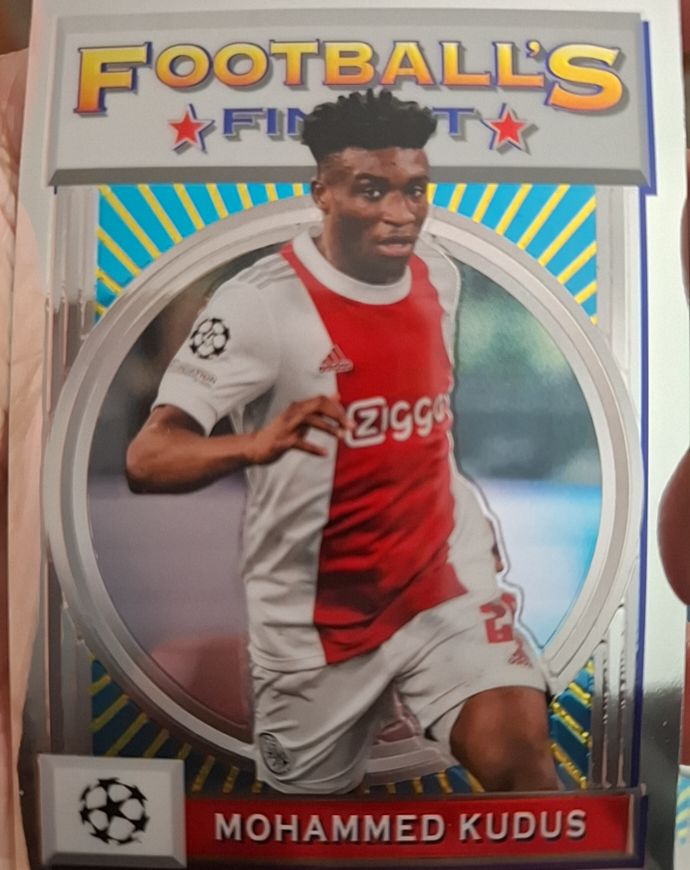2021-22 Topps Finest Flashbacks UEFA #162 Mohammed Kudus — front