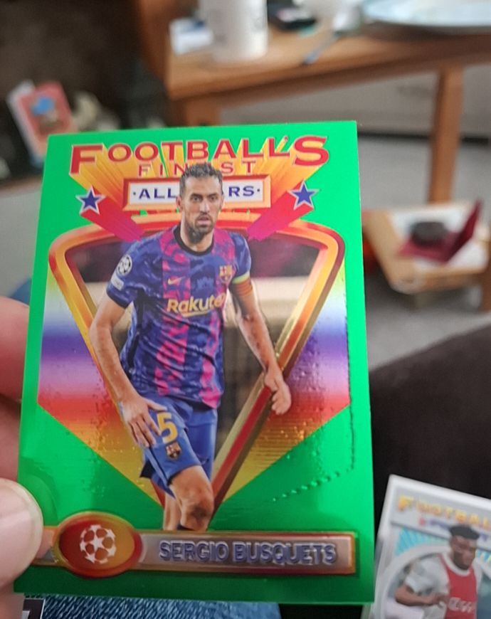 2021-22 Topps UEFA Football's Finest All Stars #127 Sergio Busquets — front
