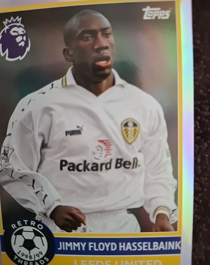 2025-26 Topps Premier League Retro Threads #400 Jimmy Floyd Hasselbaink — front