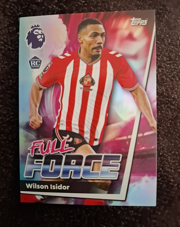 2025-26 Topps Premier League #359 Wilson Isidor Full Force Rookie — front