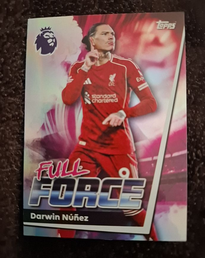 2025-26 Topps Premier League #179 Darwin Núñez — front