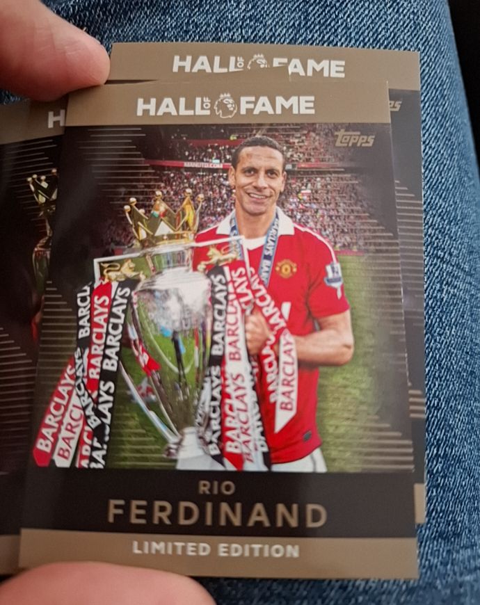 2025-26 Topps Premier League Hall of Fame Limited Edition #HOF 6 Rio Ferdinand — front