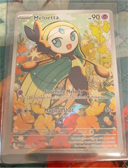 2015 Pokémon Black Star Promo #026 Meloetta — front